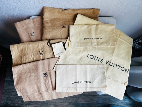 Louis vuitton cotton dust bags - louis,