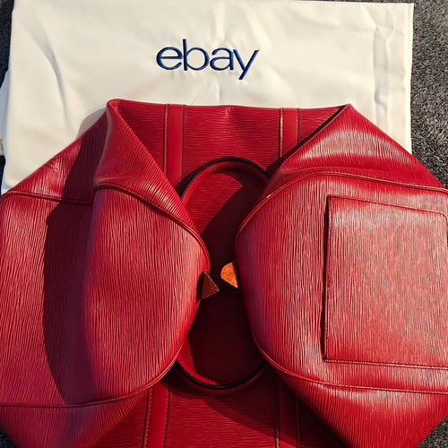 Louis vuitton keepall epi - keepall, red