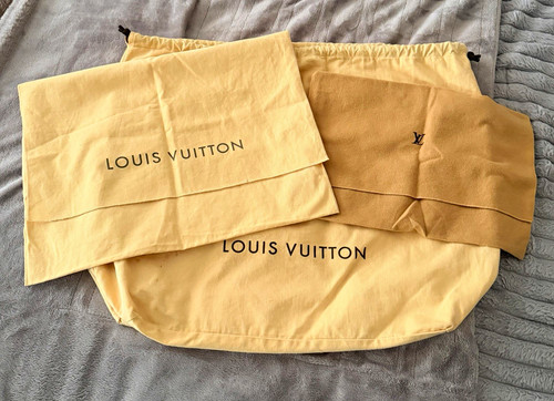 Louis vuitton logo dustbag - louis, lv